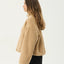 Berlin Check - Reversible Recycled Polar Fleece Jacket - AfendsW262581-ALMOND-XS