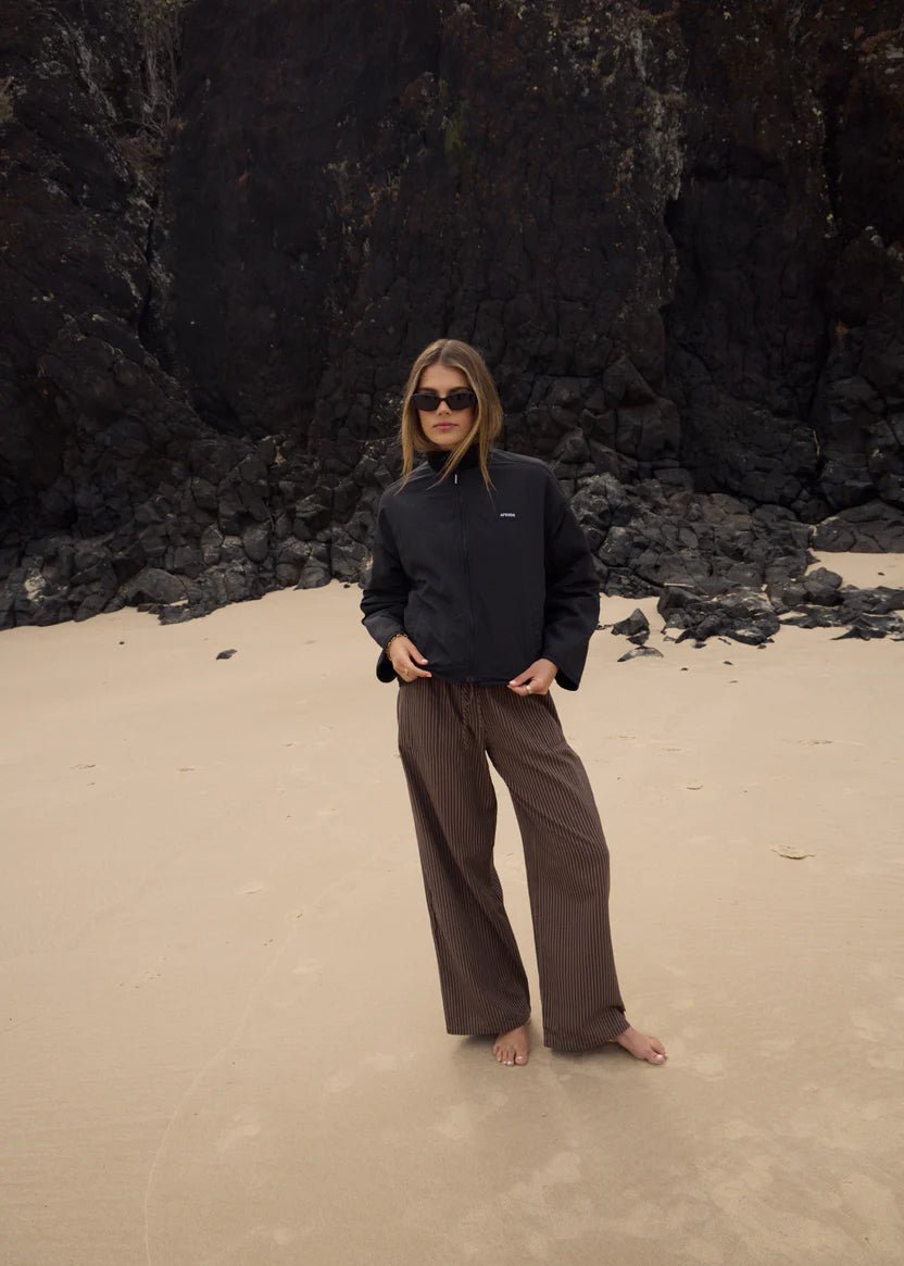 Berlin - Reversible Polar Fleece Jacket - AfendsW242580-BLACK-S