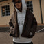 Berlin - Reversible Polar Fleece Jacket - Coffee - AfendsW242580-COF-COFFEE-M
