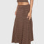 Best Of Luck Sienna Midi Skirt -ThrillsWTH26-308COC-Cocoa-6