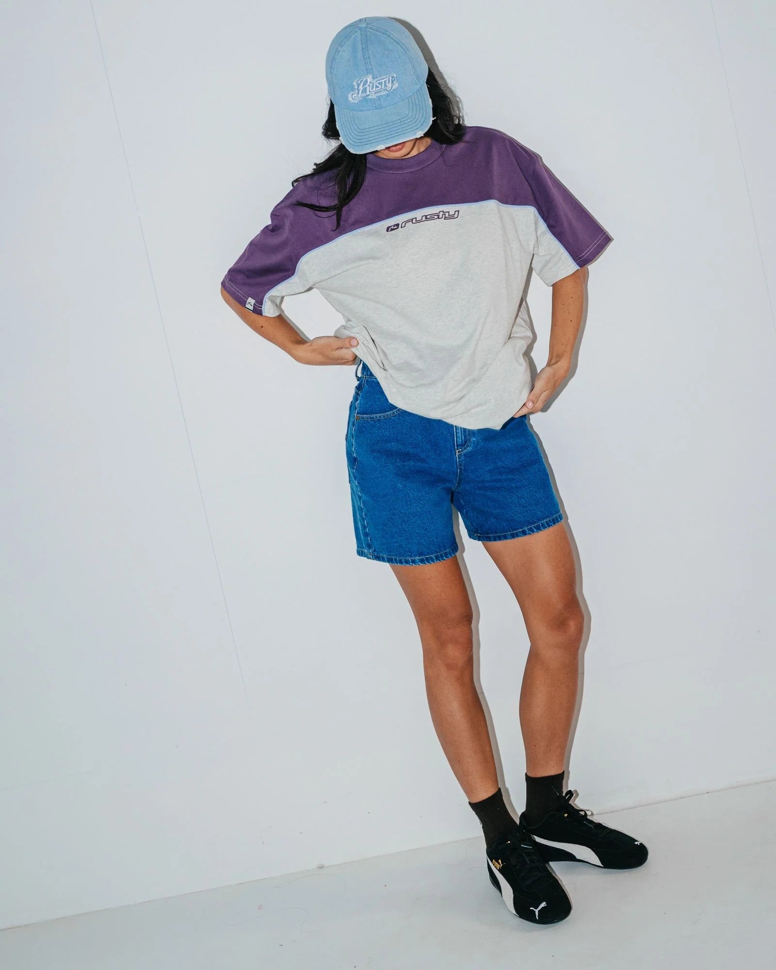 BETA DENIM DAD CAP - RustyHCL0448-SKY BLUE-OSFM