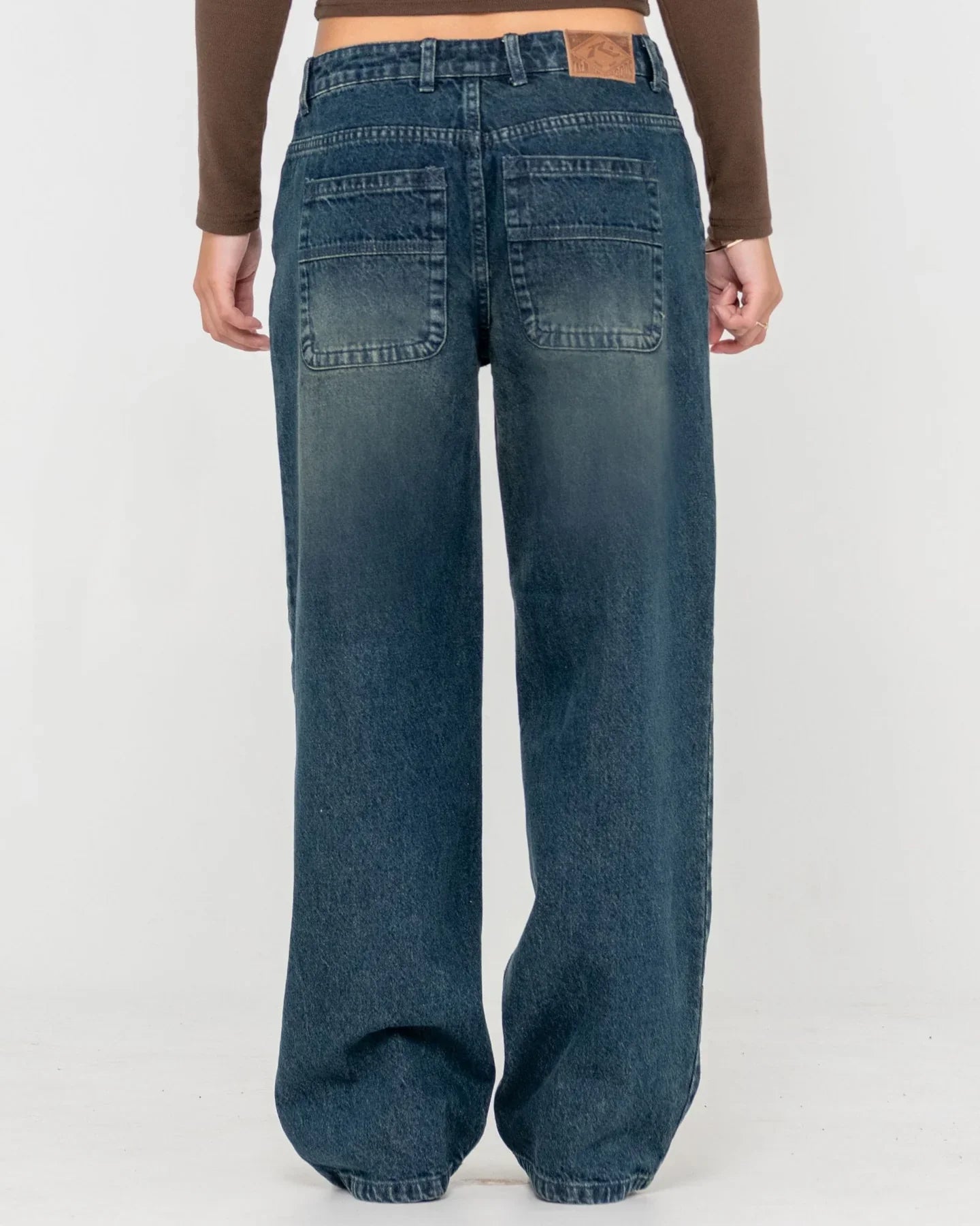 Bethany Baggy Low Rise Jean - RustyPAL1449 - DND - Dark N Dirty - 10