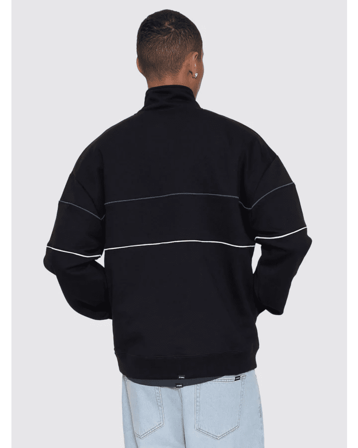 Between Chaos & Calm Quarter Zip Fleece - ThrillsTA26-271B-Black-S