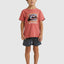 Big Action Boy SS - Quiksilveruqkzt03375 - mmz0 - Mineral Red - 2