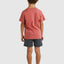 Big Action Boy SS - Quiksilveruqkzt03375 - mmz0 - Mineral Red - 2