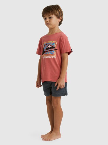 Big Action Boy SS - Quiksilveruqkzt03375 - mmz0 - Mineral Red - 2