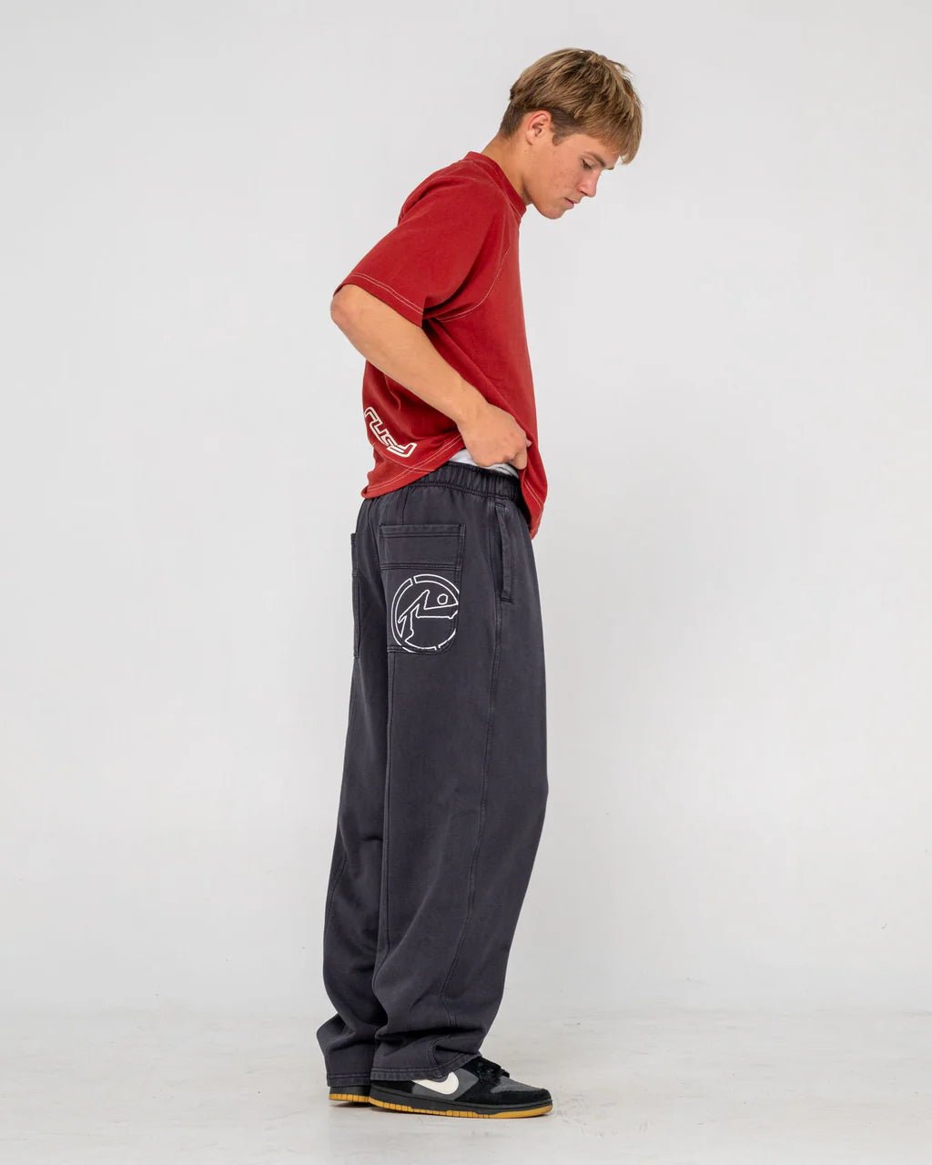 BIG DAWG TRACK PANT - RustyPAM1177-BLACK-26