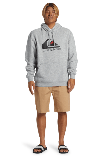 Big Logo Hoodie - QuiksilverAQYFT03356 - Athletic Heather - L