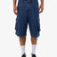 Big Slacker Denim Cargo Short - Thrillstdp - 327eub - Union Blue - 30