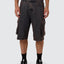 Big Slacker Denim Cargo Short - Berry Black - ThrillsTDP - 327I - Berry Black - 26