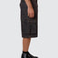 Big Slacker Denim Cargo Short - Berry Black - ThrillsTDP - 327I - Berry Black - 26