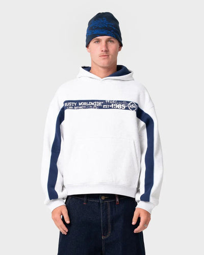 Big Ticket Hooded Fleece -RustyFTM1243-Ecru Marle-XS