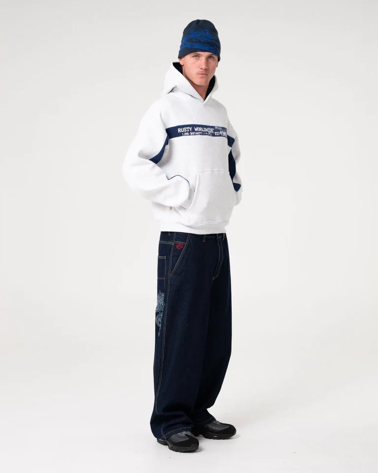 Big Ticket Hooded Fleece -RustyFTM1243-Ecru Marle-XS