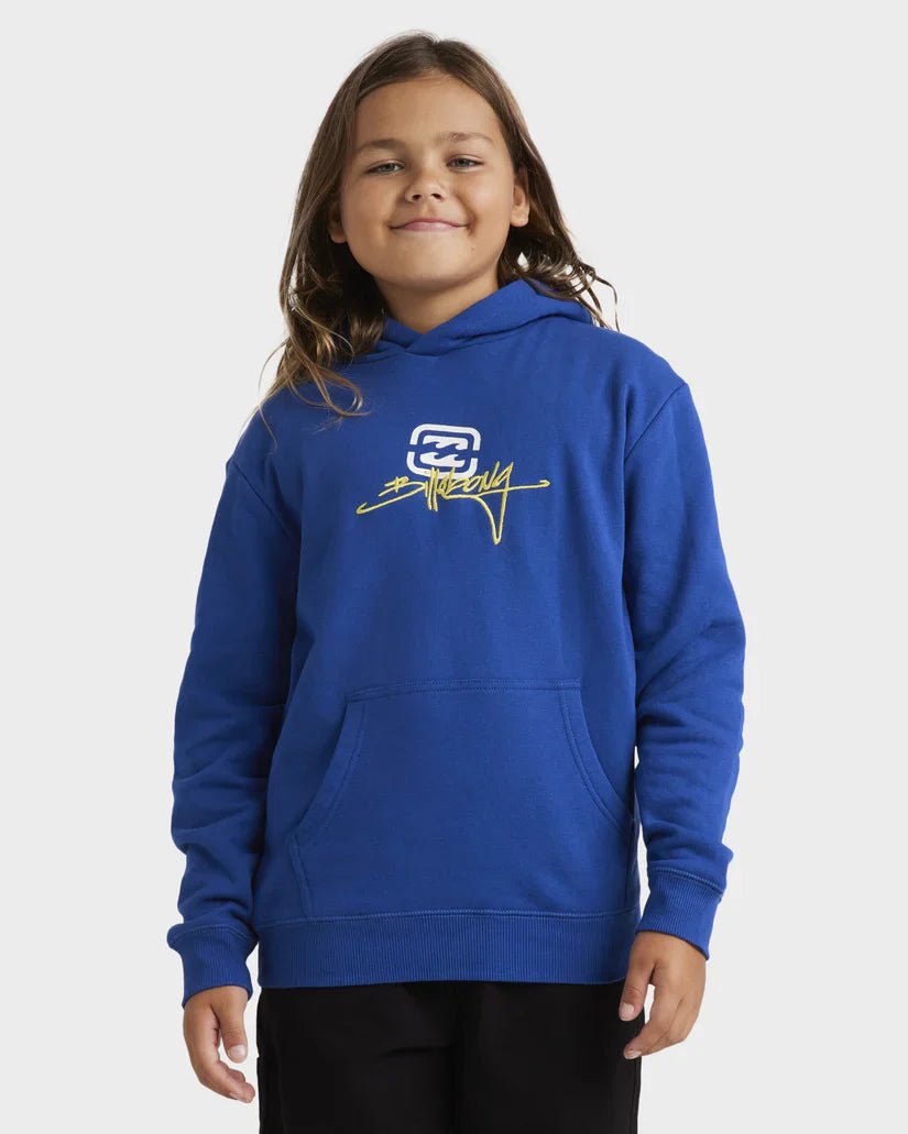 Billabong OG Script Pop Hood - BillabongUBBFT00146 - PRR0 - DRK - COBALT - Dark Cobalt - 10