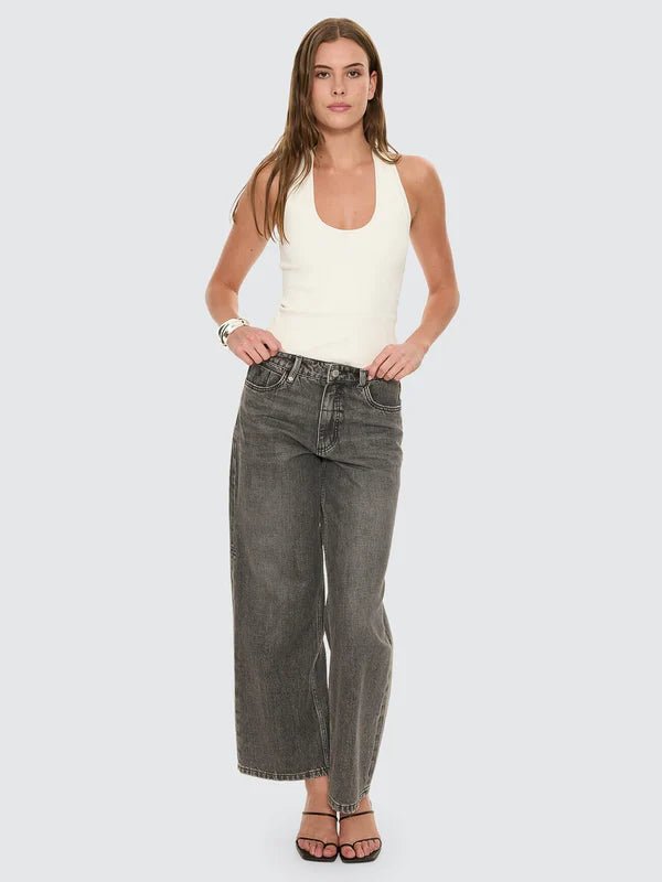 Billie Low Rise Baggy Jean - ThrillsWTDP-449GNH-Nighthawk Grey-10