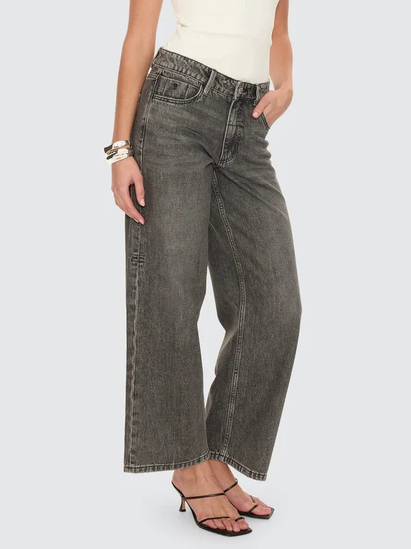 Billie Low Rise Baggy Jean - ThrillsWTDP-449GNH-Nighthawk Grey-10