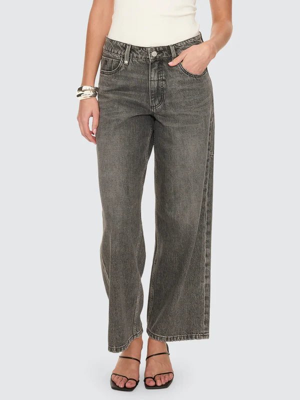 Billie Low Rise Baggy Jean - ThrillsWTDP-449GNH-Nighthawk Grey-10