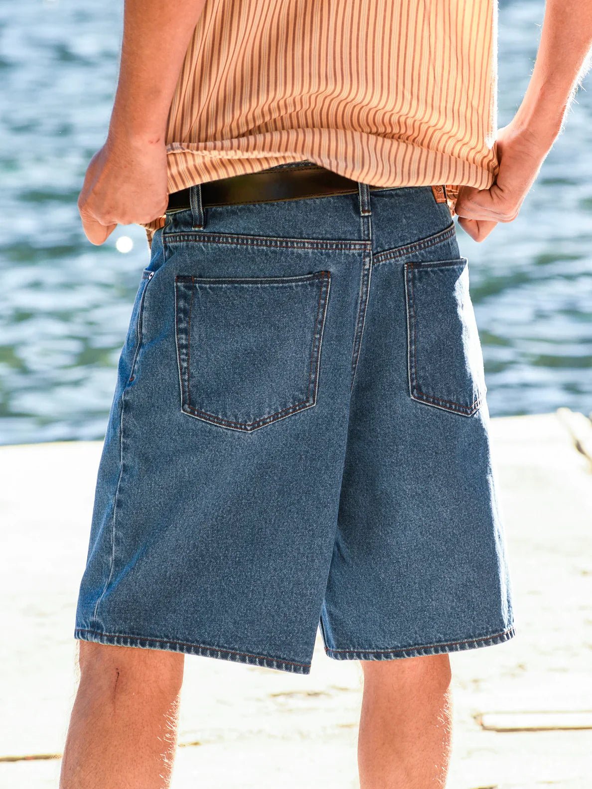 Billow Denim Short - Volcoma2012200 - omb - Oliver Mid Blue - 28