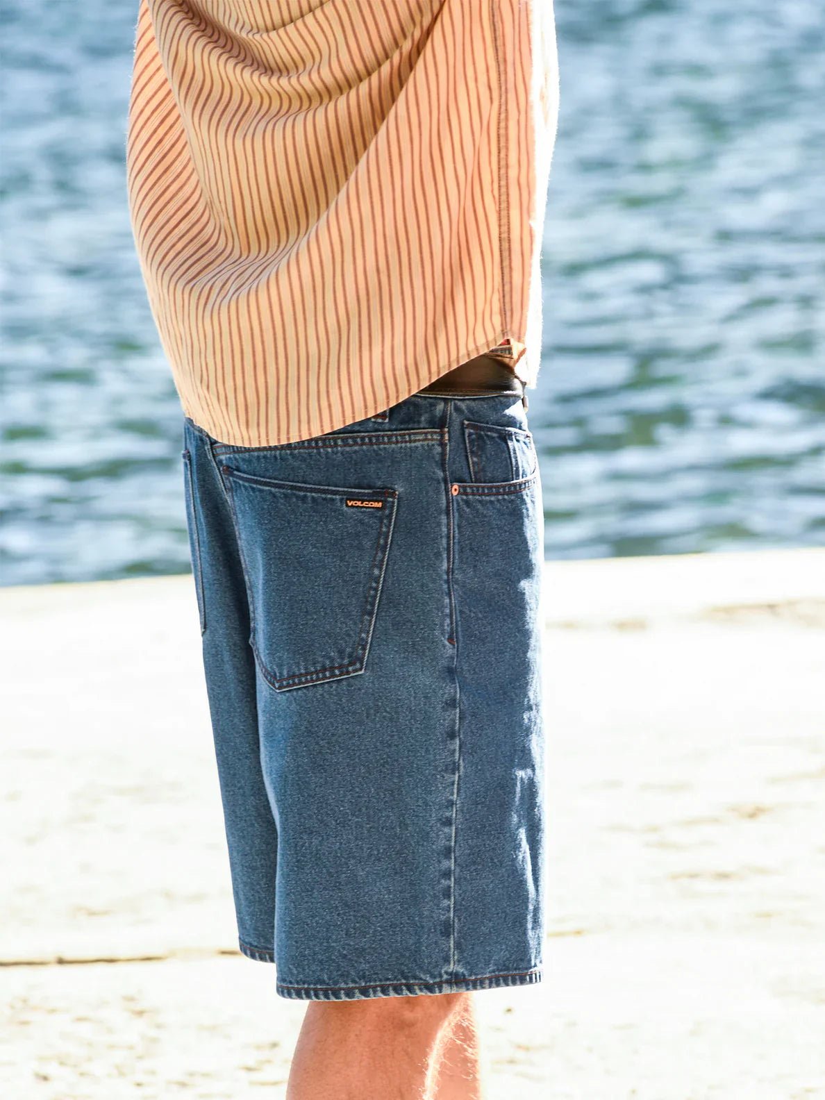 Billow Denim Short - Volcoma2012200 - omb - Oliver Mid Blue - 28