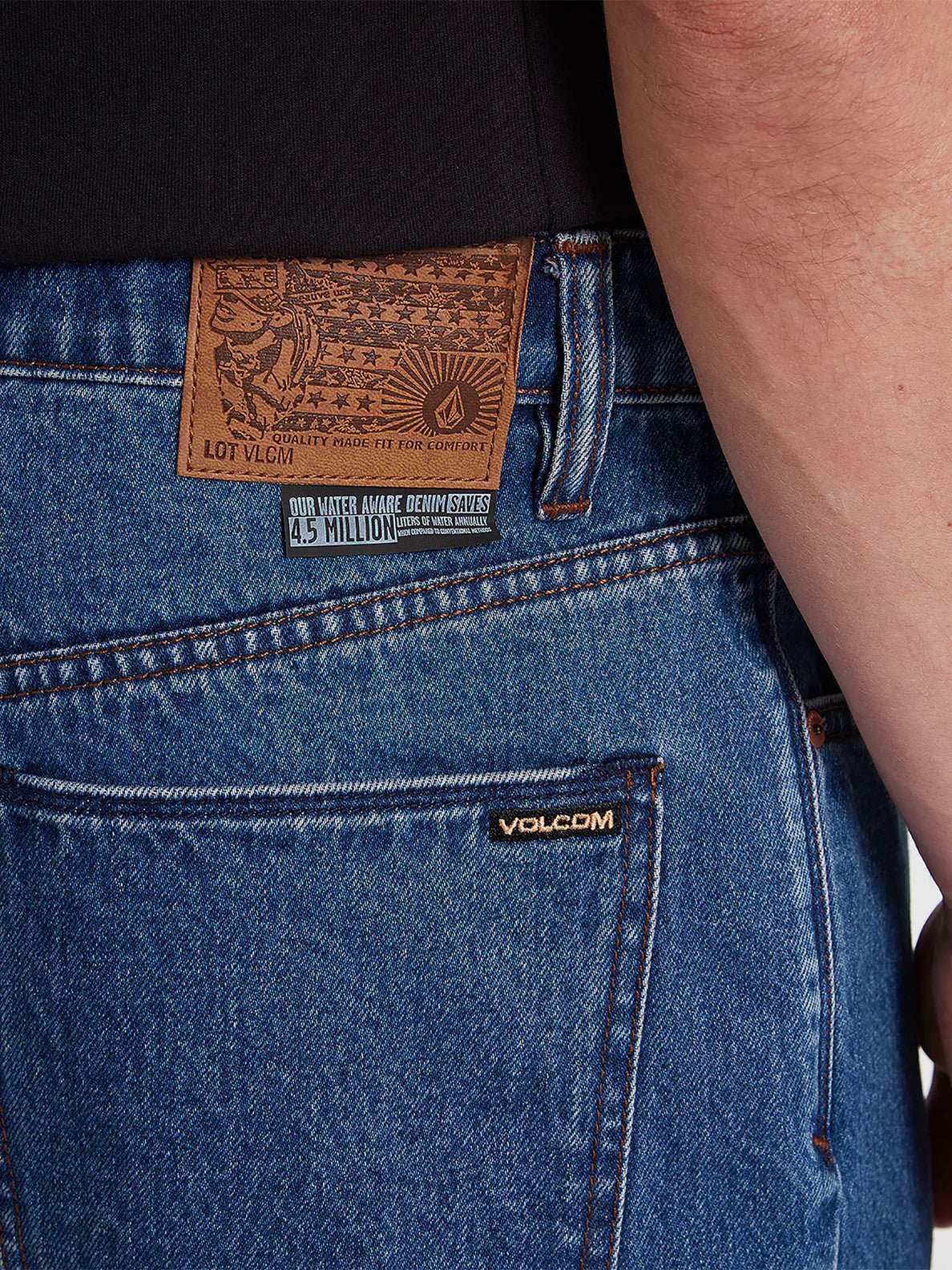 Billow Denim Short - Volcoma2012200 - omb - Oliver Mid Blue - 28