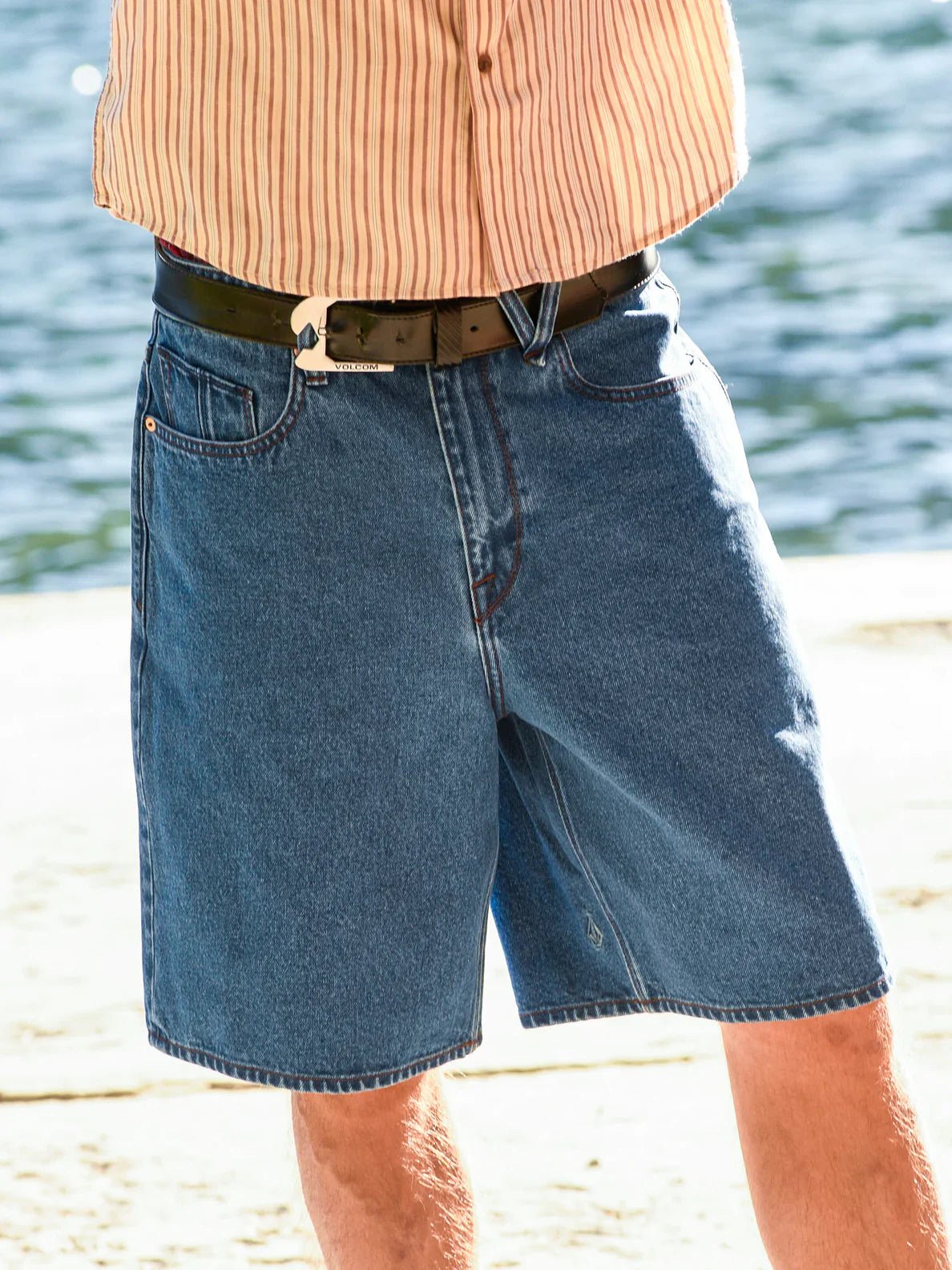Billow Denim Short - Volcoma2012200 - omb - Oliver Mid Blue - 28