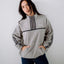 BIND ME UP CONTRAST POLAR FLEECE - RustyFTL0891-GREY / NAVY-06