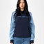 BLACK SPLICE OVERSIZED HOODED FLEECE - RustyFTL0899-NAVY / BLUE-6