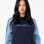 BLACK SPLICE OVERSIZED HOODED FLEECE - RustyFTL0899-NAVY / BLUE-6