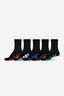 YOUTH STEALTH CREW SOCK 5 PACK