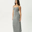 Blair Maxi Dress - AfendsW251808 - BWH - Black White Check - M