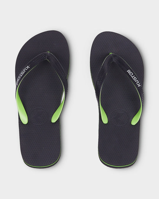 Blend Base Black Green Thong