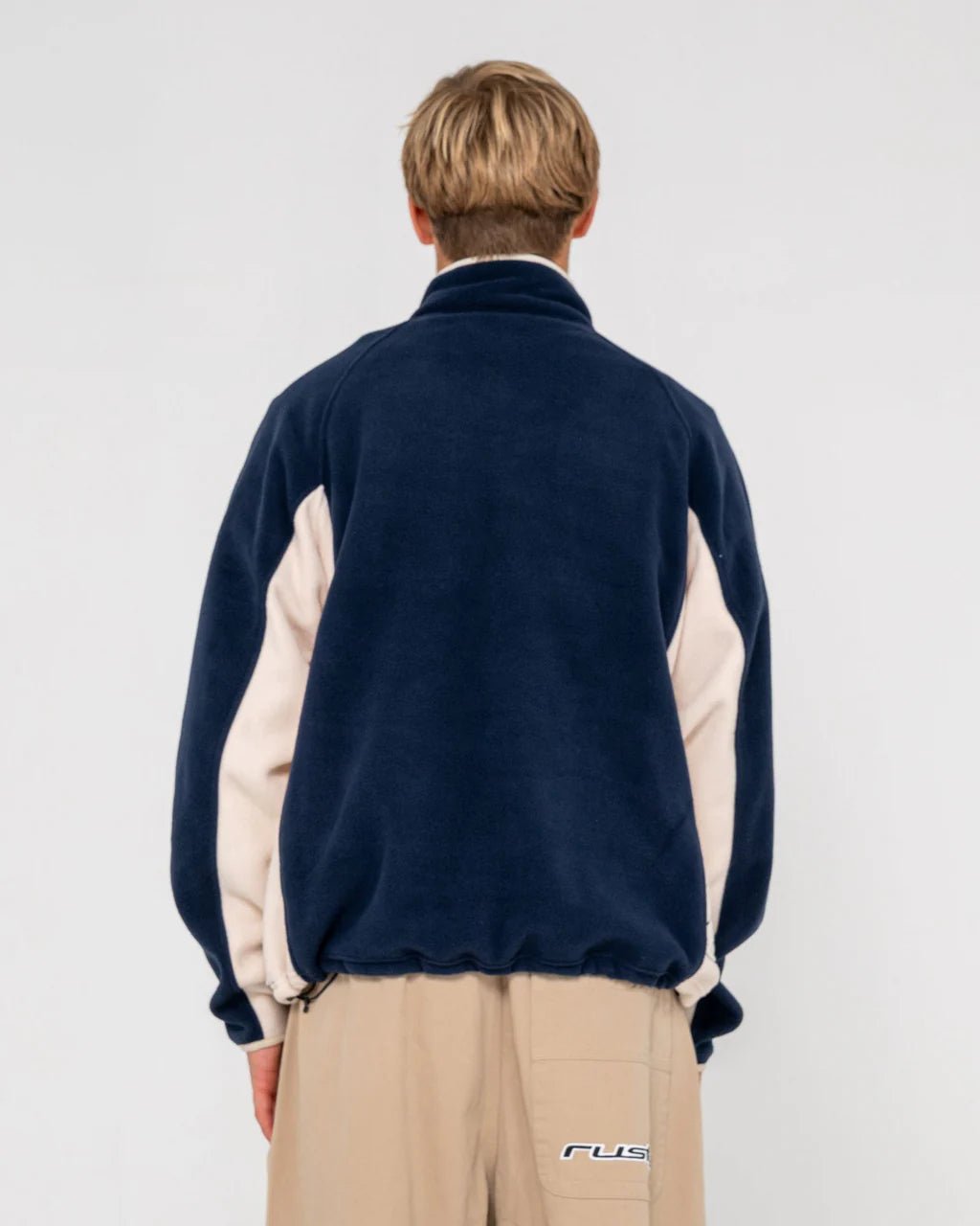 BLIZZARD QUARTER ZIP POLAR FLEECE - RustyFTM1191-NAVY BLUE-XS