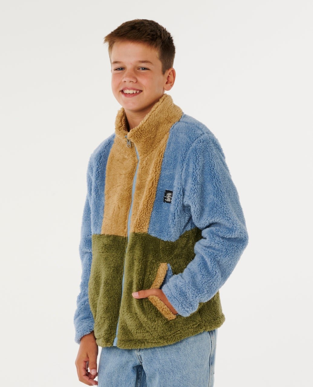BLOCK PARTY POLAR - BOY - Rip Curl015TFL-FADED DENIM-1to2