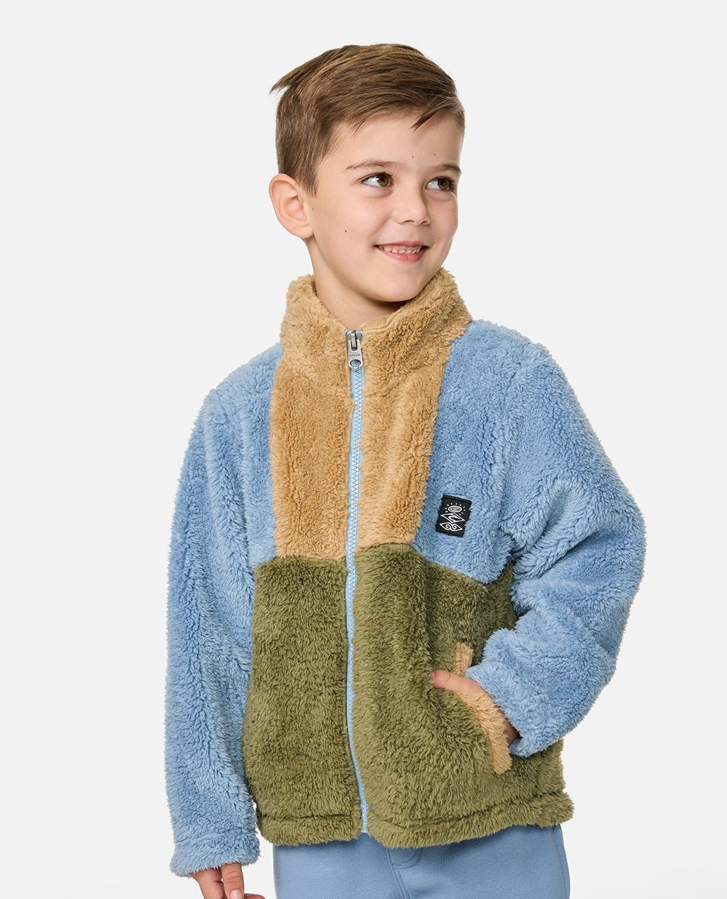 BLOCK PARTY POLAR - BOY - Rip Curl015TFL-FADED DENIM-1to2