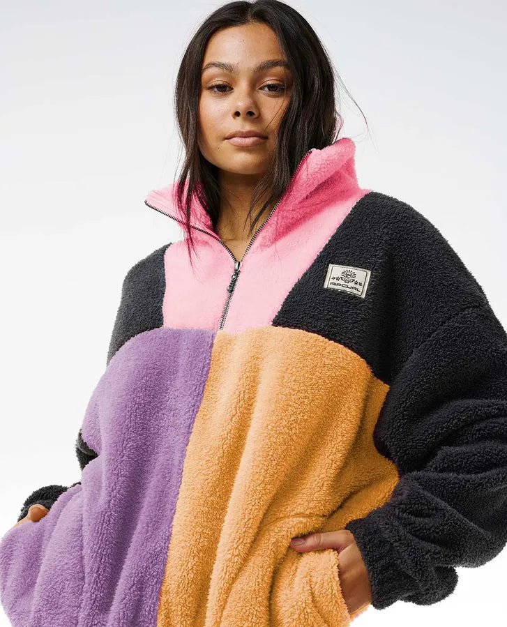 Block Party Polar Fleece - Rip Curl05MWFL - 8059 - Charcoal - 2XS