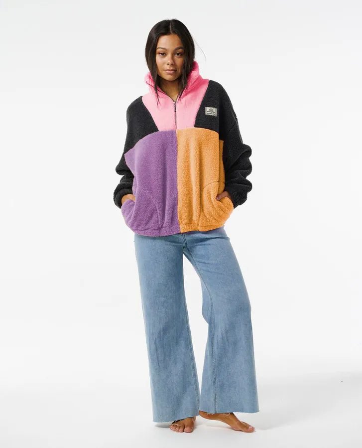 Block Party Polar Fleece - Rip Curl05MWFL - 8059 - Charcoal - 2XS