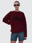 Bloodlines Knit Sweater -ThrillsWTA26-207H-New Maroon-6