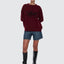 Bloodlines Knit Sweater -ThrillsWTA26-207H-New Maroon-6