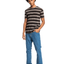 Blora SS Tee - QuiksilverEQYKT04229 - KVJ4 - Black Blora Stripe - 2XL