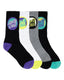 Bold Shadow Dot Crew Sock 4 Pack Crew - Santa CruzSB126-SO04