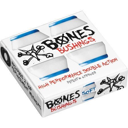 Bones Bushings Soft - BonesBBUSH - White - 
