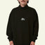 Born To Fly Quarter Zip Fleece - ThrillsTA25 - 252B - Pirate Black - L
