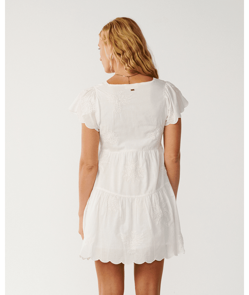 BOSSA NOVA EMB S/S DRESS -Rip Curl0AFWDR-BONE-2XS