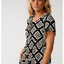 BOSSA NOVA SHIFT S/S DRESS -Rip Curl0AIWDR-BLACK-2XS