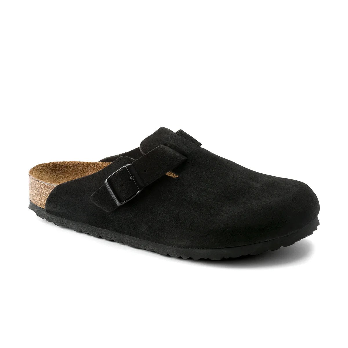 Boston SFB Black Suede Leather Narrow - Birkenstock660473 - Blk - Black Suede - 36