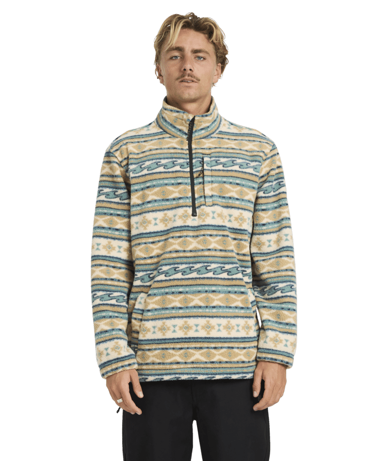 BOUNDARY MOCK NECK - Billabong24A411607-DESERT-S