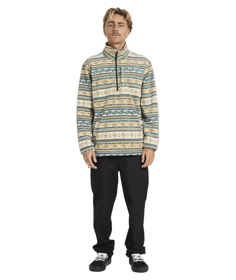 BOUNDARY MOCK NECK - Billabong24A411607-DESERT-S