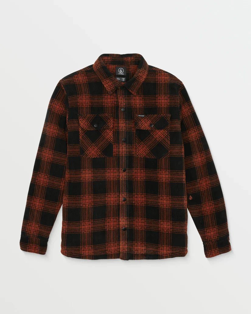Bowered Fleece LS - VolcomA5832400 - BRT - Burnt Sienna - L