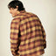 Bowery Flannel - Brixton01213 - CRWBC - Curry/Washed black/Crimson - L