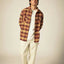 Bowery Flannel - Brixton01213 - CRWBC - Curry/Washed black/Crimson - L